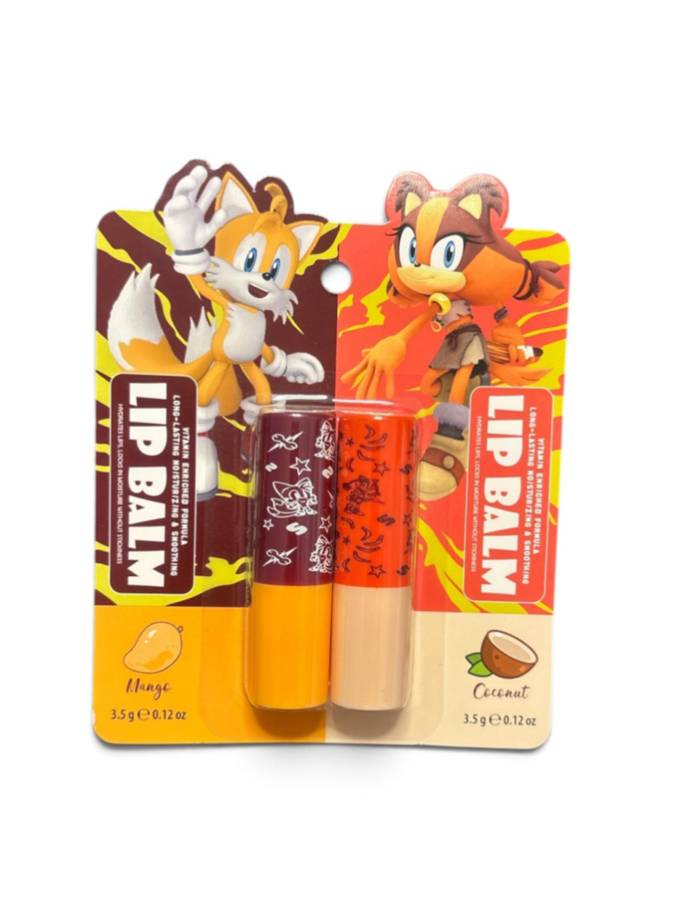 Sonic The Hedgehog Lip Balm Duo Set